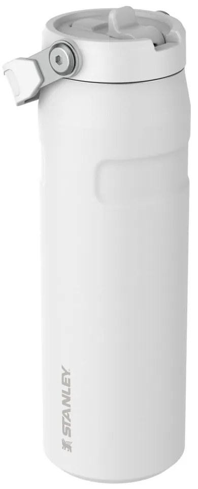 Бял термос от неръждаема стомана 700 ml IceFlow™ Bottle Flip Straw 2.0 Frost – Stanley