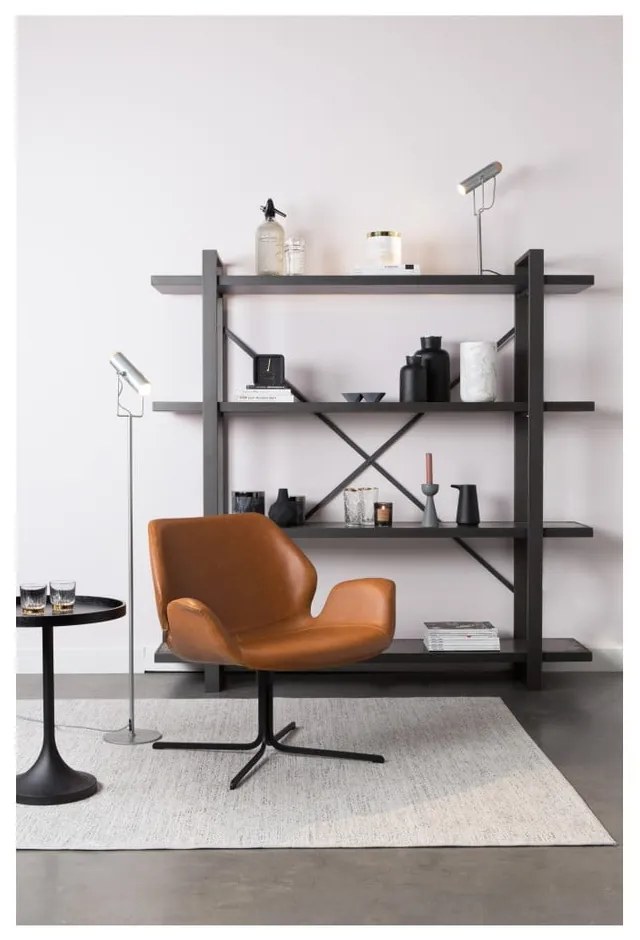 Кафяв стол Nikki - Zuiver