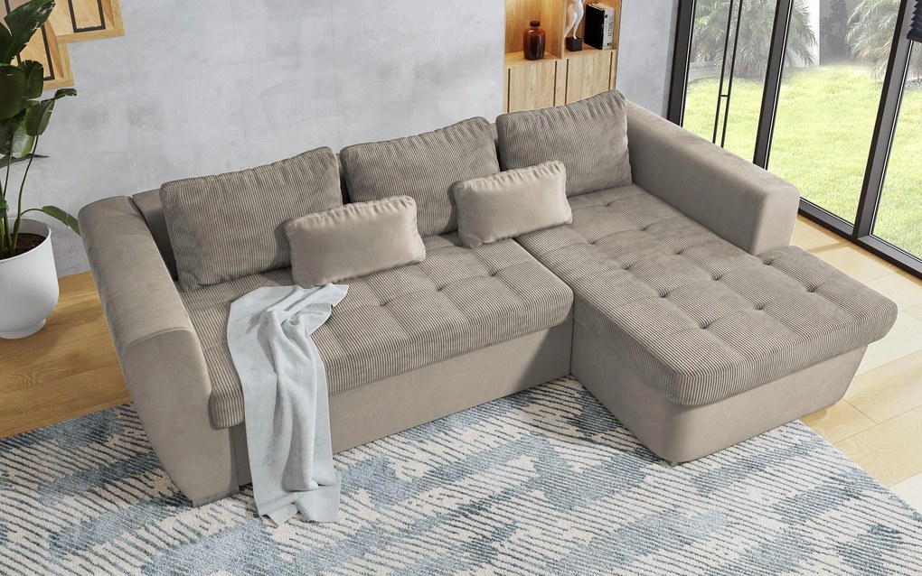 Разтегателен ъглов диван Лас Вегас S Премиум