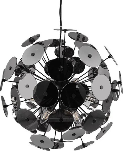 Матово черно висящо осветително тяло Discalgo - Trio