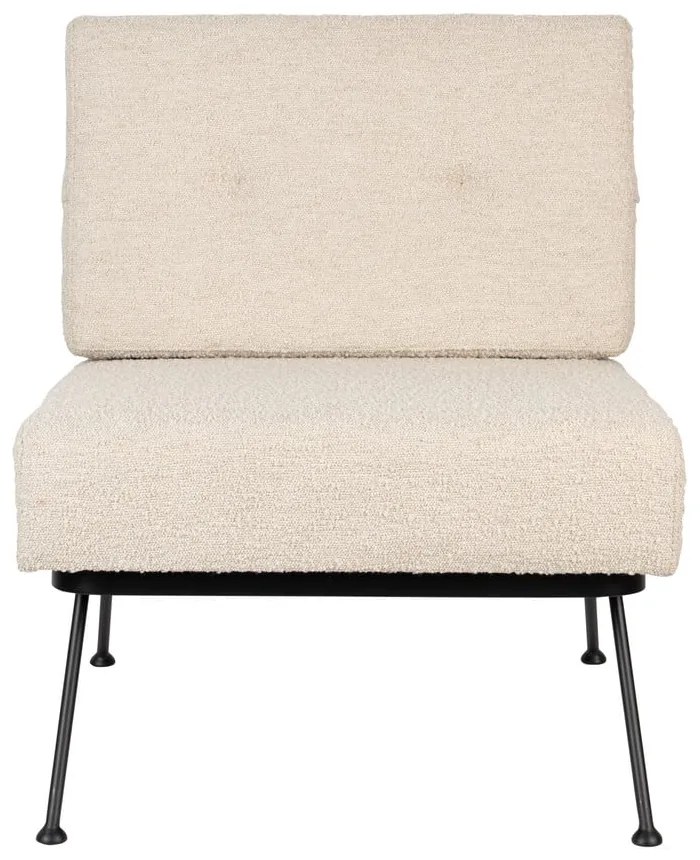 Кремав фотьойл Bowie - Zuiver