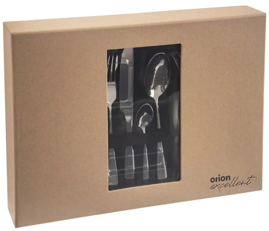 Прибори за хранене от неръждаема стомана в сребрист цвят 24 бр. Mirror – Orion