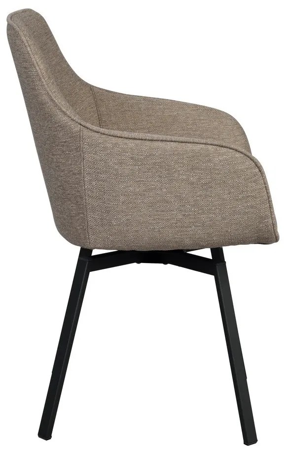 Бежови тапицирани трапезни столове в комплект 2 бр. Alison – Rowico