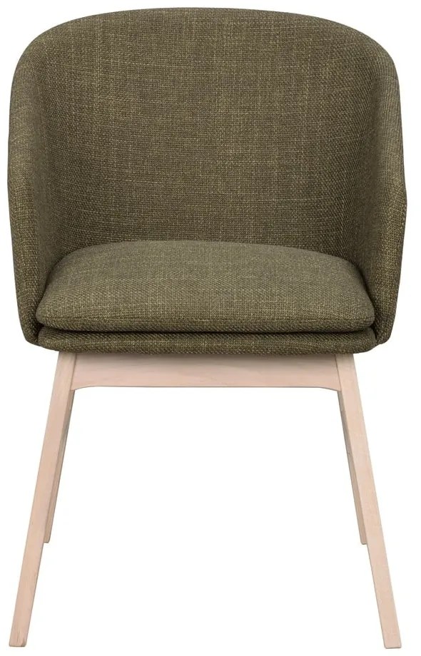 Зелени тапицирани трапезни столове в комплект 2 бр. Windham – Rowico