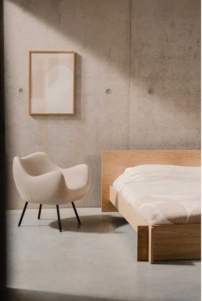 Бежово вълнено кресло RM58 – noo.ma