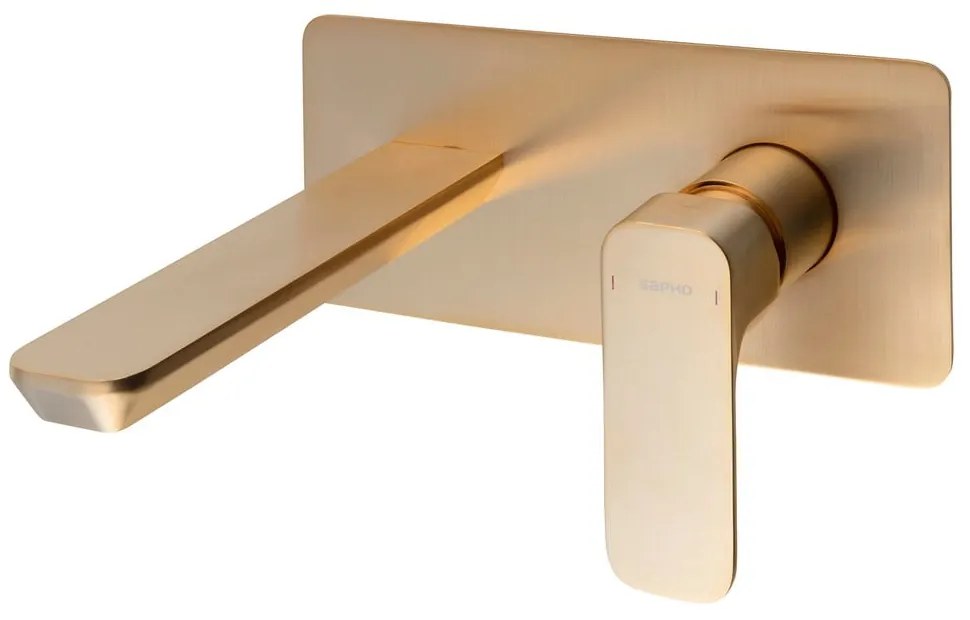 Вградена батерия за мивка в златист цвят (1 изход) Spy – Sapho