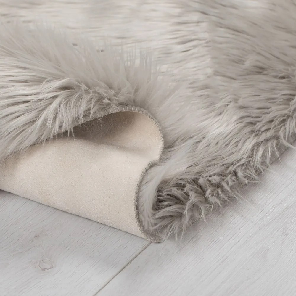 Сив килим , ⌀ 120 cm Sheepskin - Flair Rugs