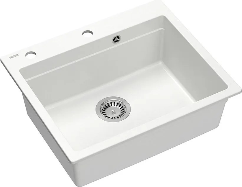 гранитна мивка KURT 110 WORKSTATION White