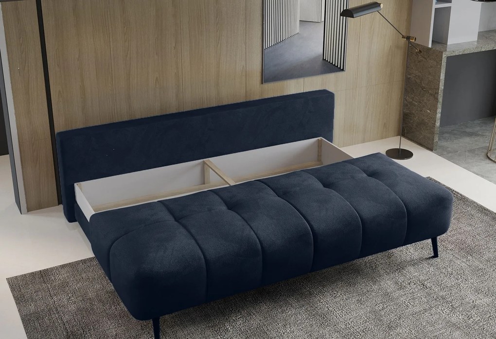 Диван Джесика двуместен-тъмно син