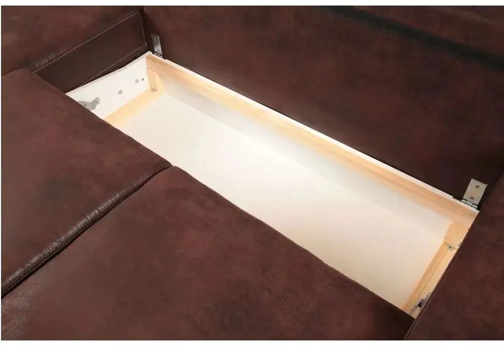 Ъгъл диван Garren mini-Left-Bordeaux