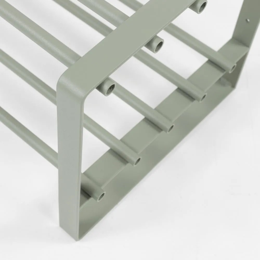 Зелено-сива метална етажерка за обувки Rex - Spinder Design