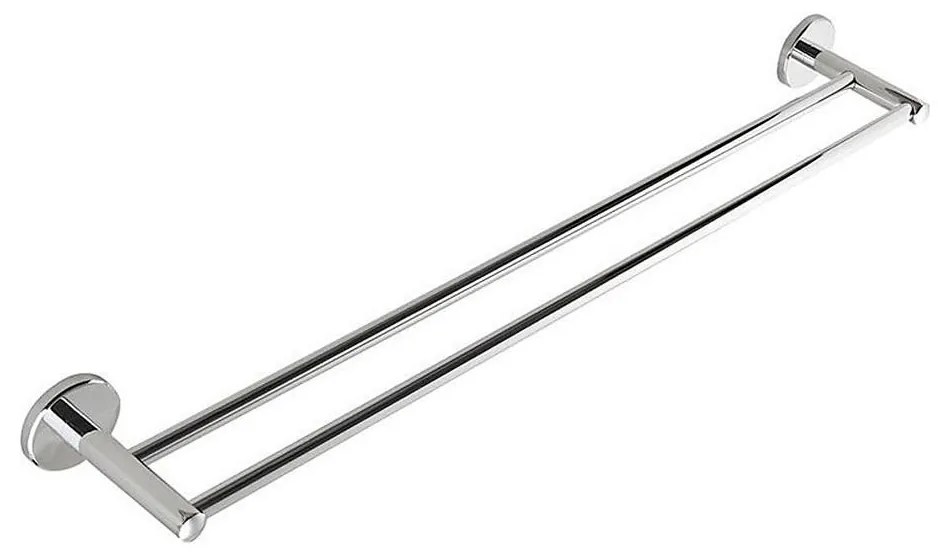 Aqualine - Стенна закачалка за кърпи SAMBA 12x63 см лъскав хром