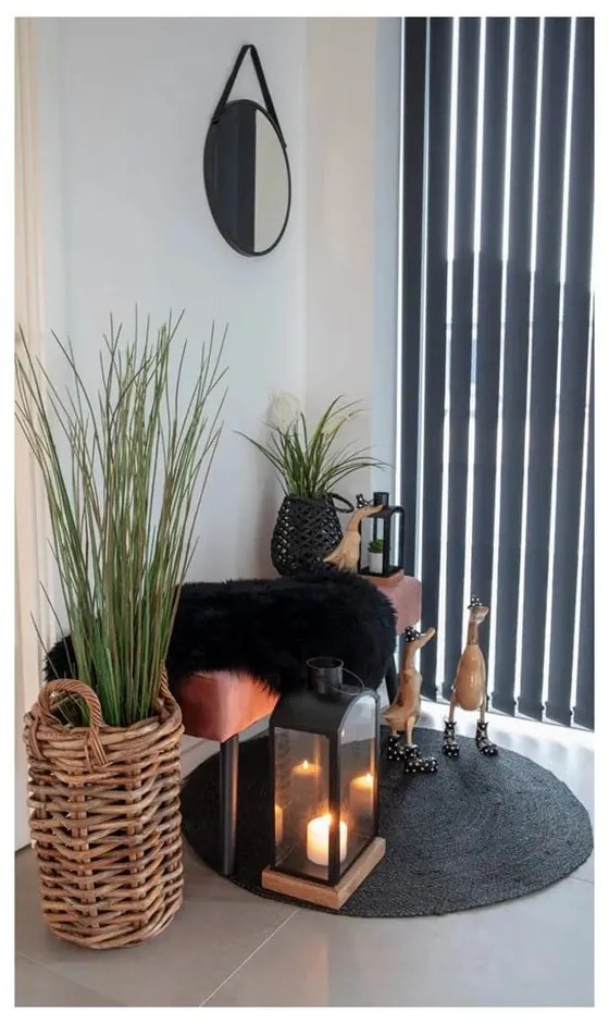 Černá ovčí kožešina House Nordic