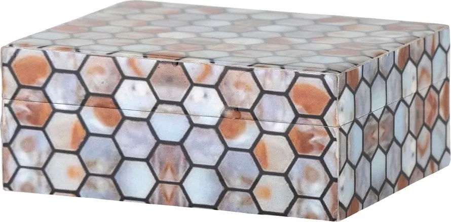Декоративна кутия за съхранение от полирезин 13x10x5 cm Domino – Bloomingville