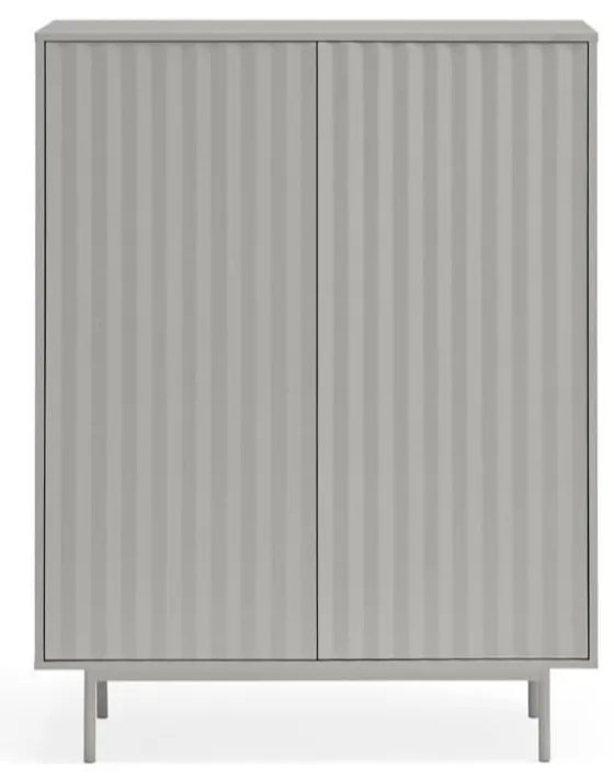 Сив висок скрин 97x130 cm Sierra – Teulat