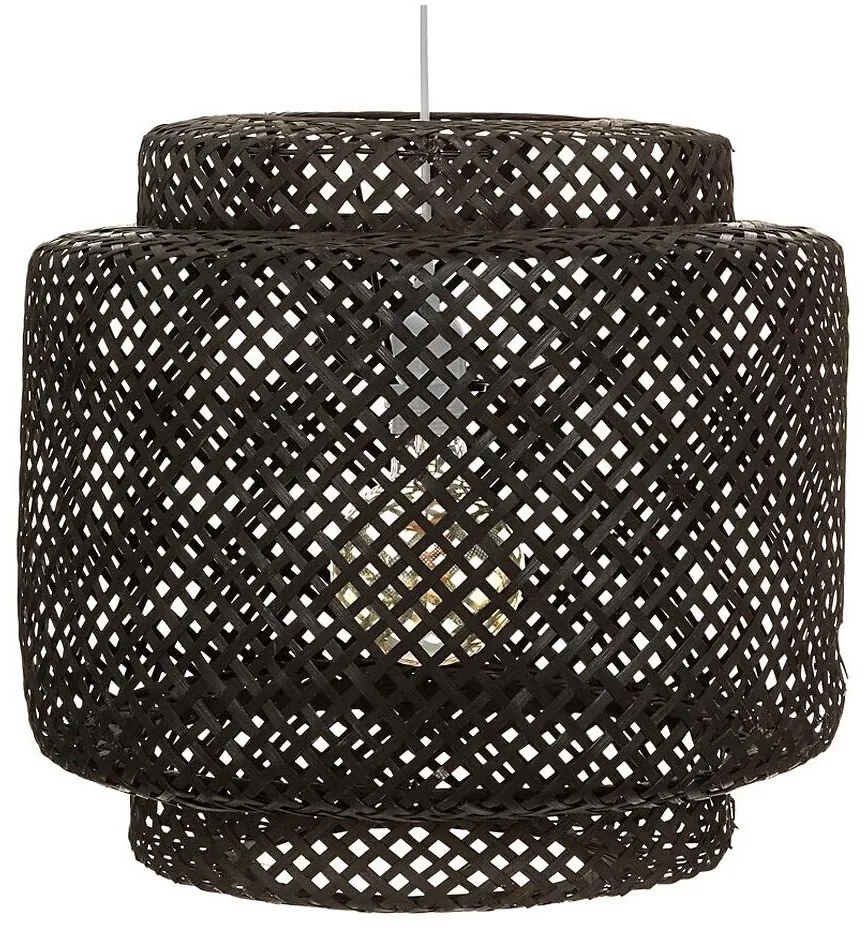 Atmosphera - Пендел LIBY 1xE27/40W/230V бамбук/черен