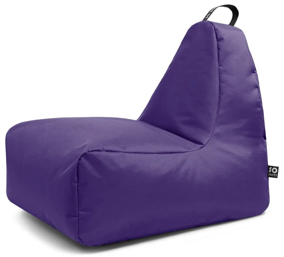 Лилав детски пуф Chill M – So Soft?