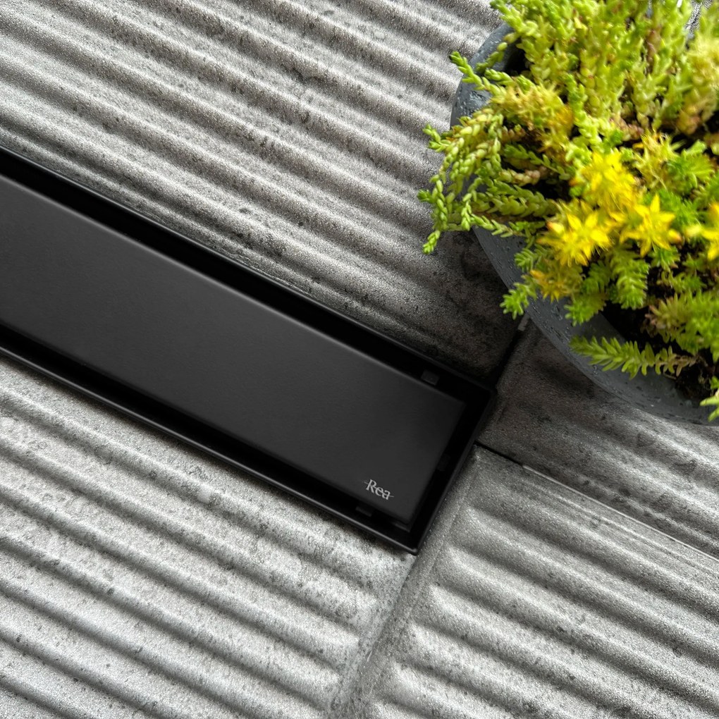 Линеен сифон REA Neox pro Black 90