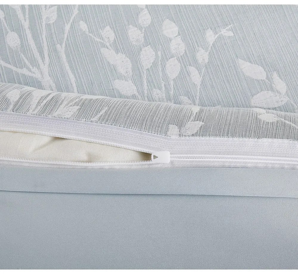 Зелено единично спално бельо от жакард 140x200 cm Boston – My House