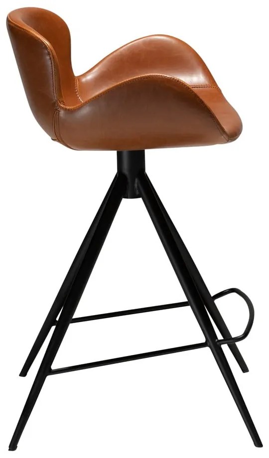 Коняк кафяв бар стол от изкуствена кожа DAN-FORM Дания , височина 87 cm Gaia - DAN-FORM Denmark