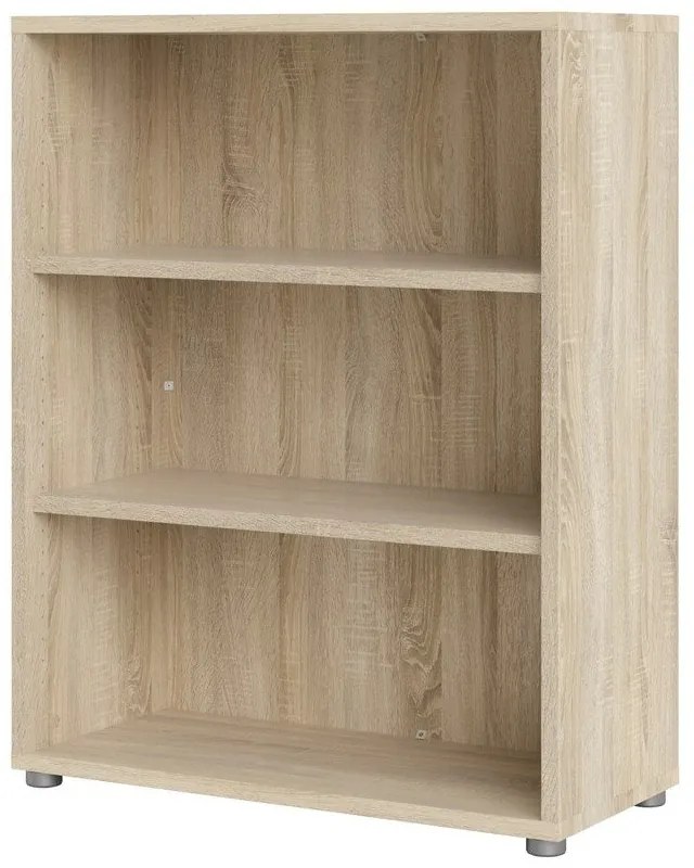 Модулен шкаф за книги в дъбов декор в естествен цвят 89x113 cm Prima - Tvilum