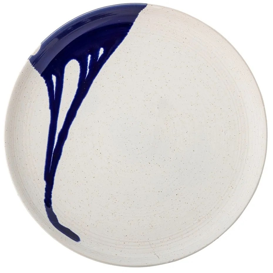 Глинена купичка в бяло и синьо 2,22 l Okayama – Bloomingville