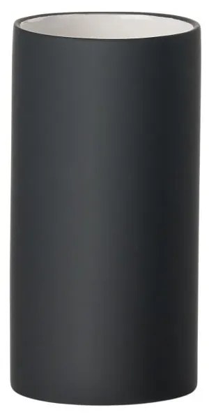 Черна чаша за четки за зъби Solo - Zone