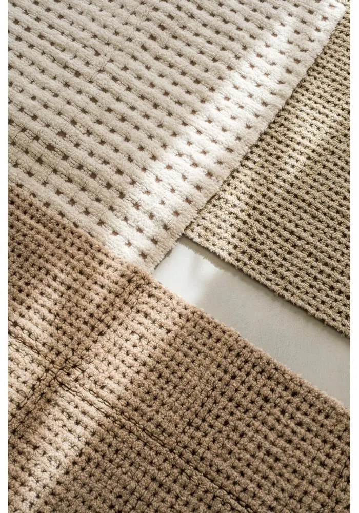 Ръчно изработен вълнен килим подходящ за пране в естествен цвят 80x140 cm Unexpected Wool – Lorena Canals