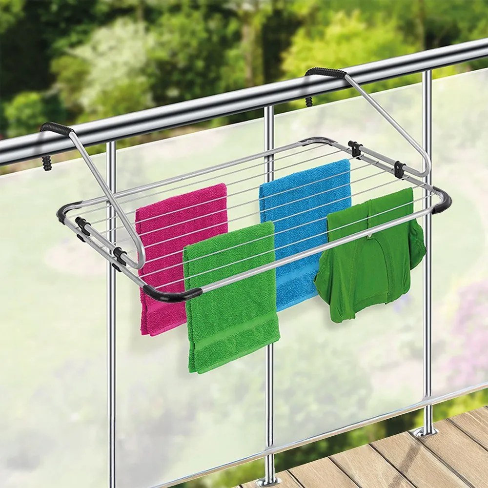 Висяща сушилня за дрехи в сребрист цвят 10,5 m – Orion