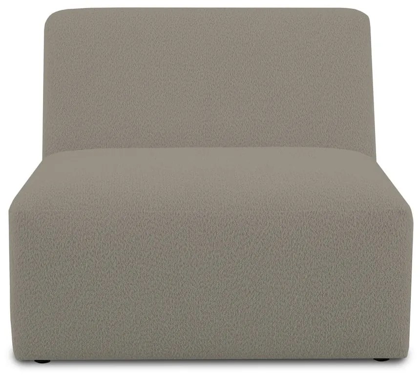 Светлокафяв модулен диван от букле (среден модул) Roxy – Scandic