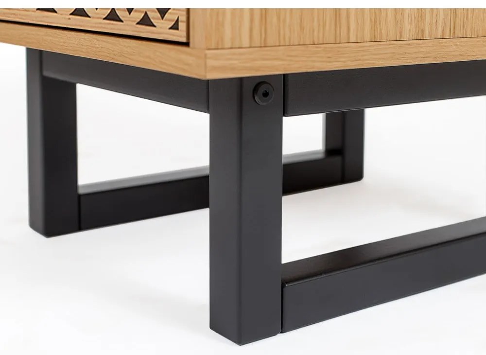 Комод с чекмеджета от дъб Camden Diamond, 40 x 123 cm - Woodman