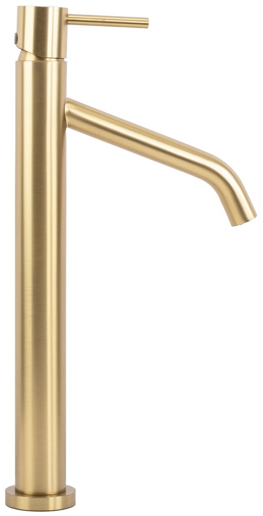 Смесител за мивка Rea Level Brush Gold High