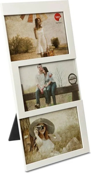 Бяла пластмасова стояща рамка 16x34,5 cm Dijon – Balvi