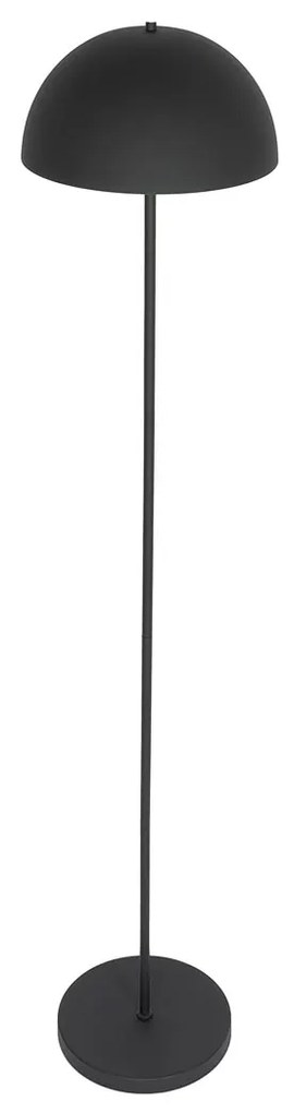 Подова лампа за външен монтаж черна акумулаторна 3-степенна димируема - Keira