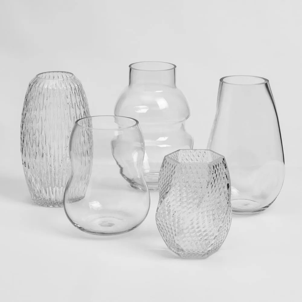 Стъклена ваза (височина 17 cm) Clara – Casa Selección