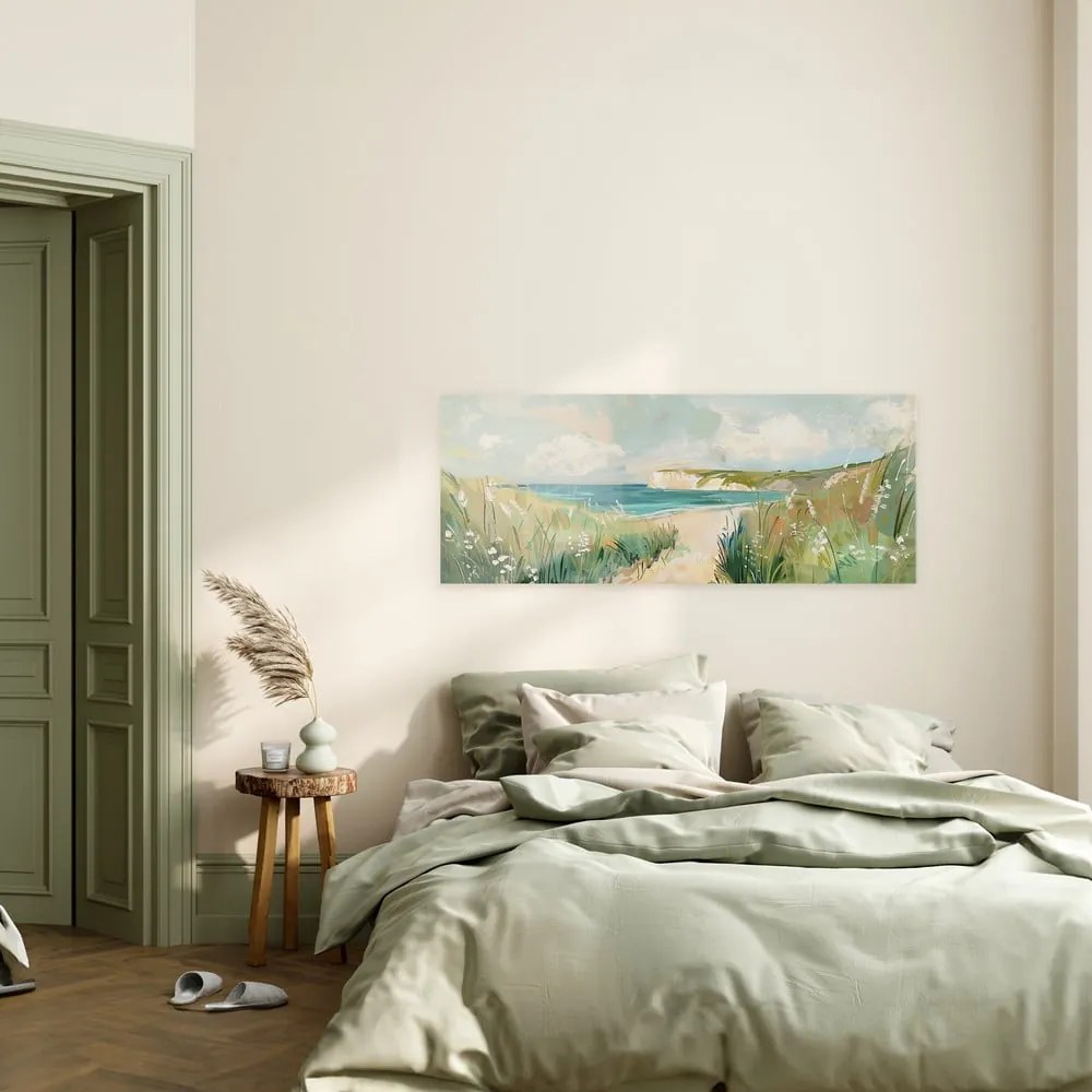 Картина 60x150 cm Gouache Sea – Styler