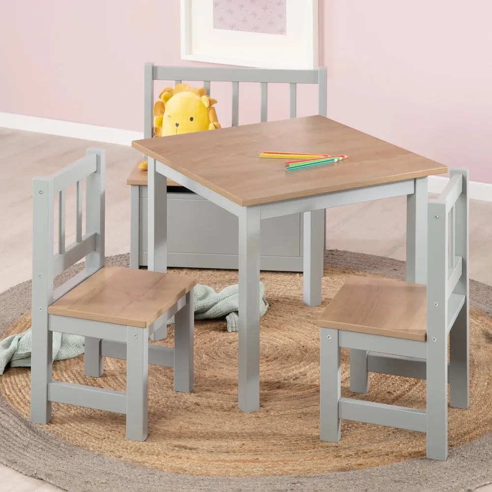 Детски комплект за хранене 3 бр. Woody - Roba