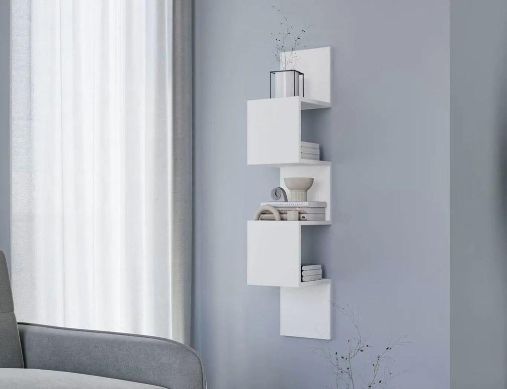 Етажерка Apolonia-Бял