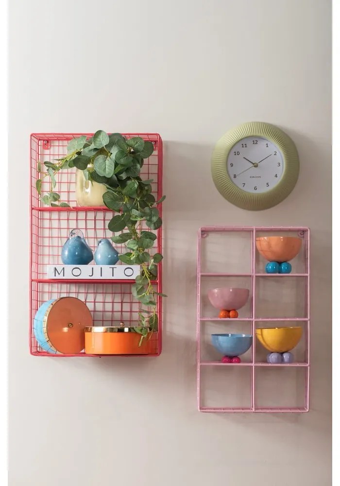 Стенен часовник ø 25 cm Tender Rib – Karlsson