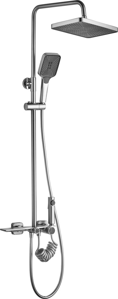Комплект за душ REA HELIX Nickel Brush INOX