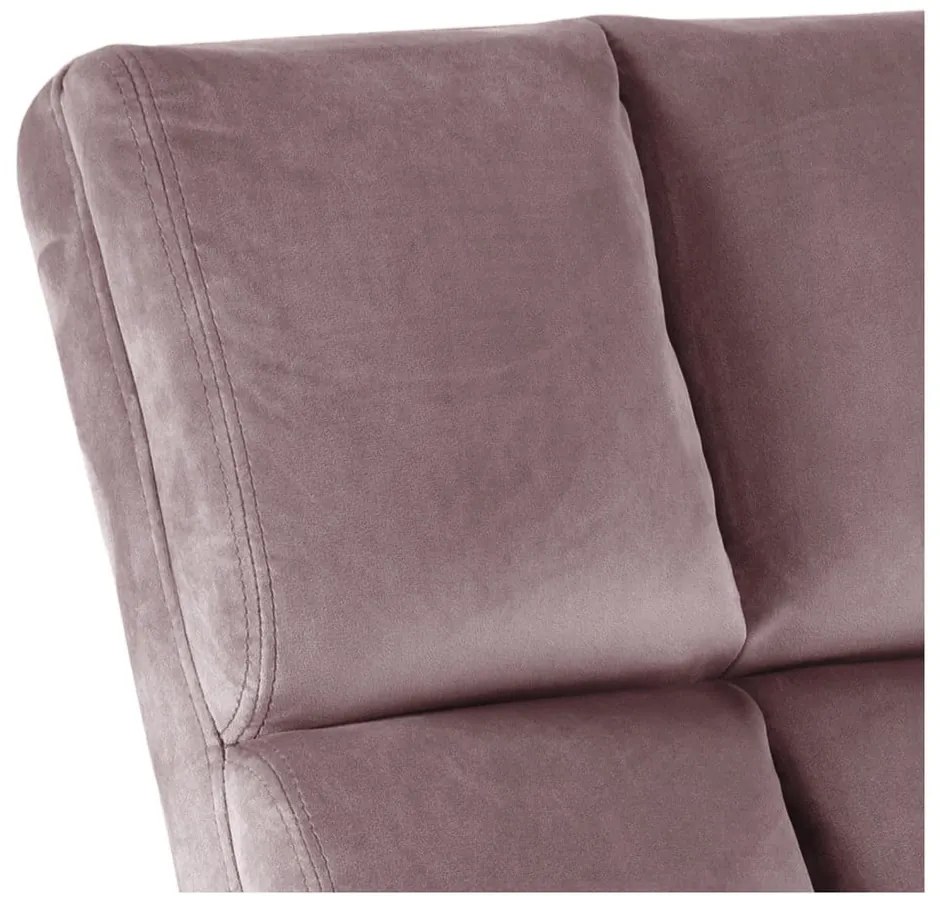 Розово кадифено кресло Alba – Actona