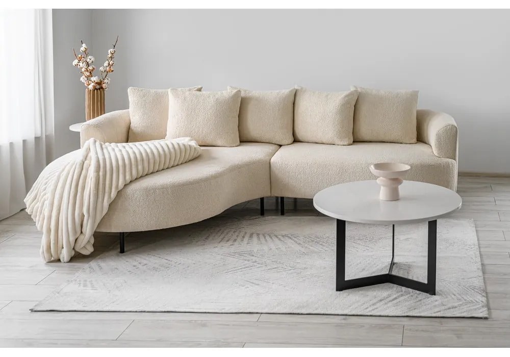 Бежов ъглов диван (ляв ъгъл) Vitoria – Scandic
