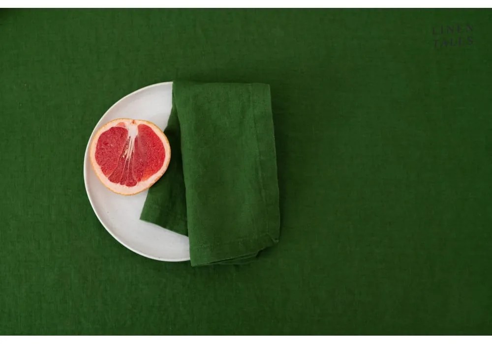 Ленена подложка за хранене 35x45 cm True Green – Linen Tales