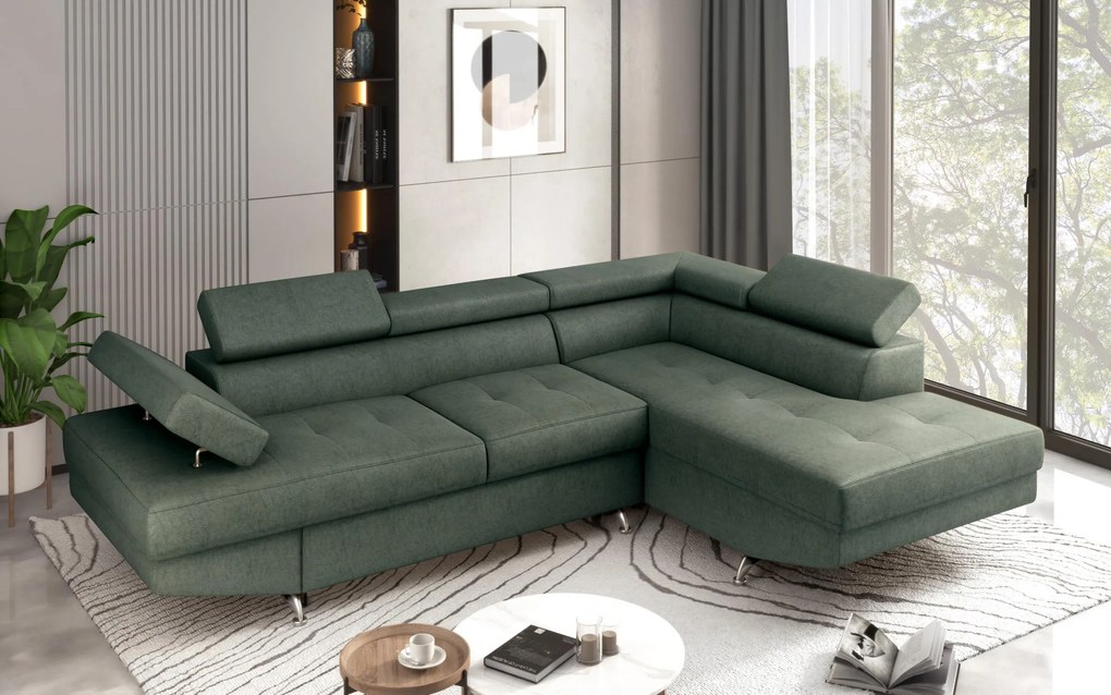 Разтегателен ъглов диван Барк М