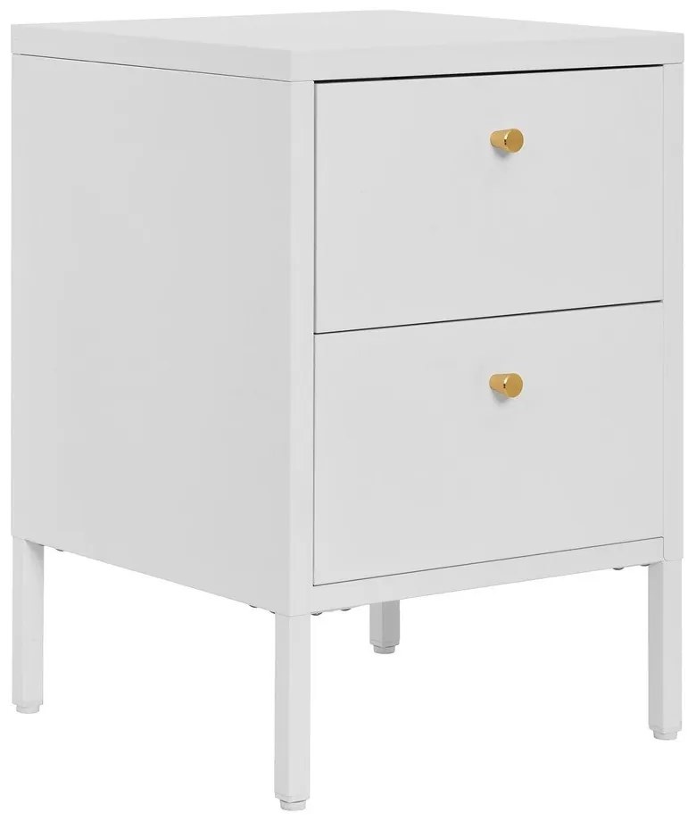 Бяло метално нощно шкафче Dalby – House Nordic