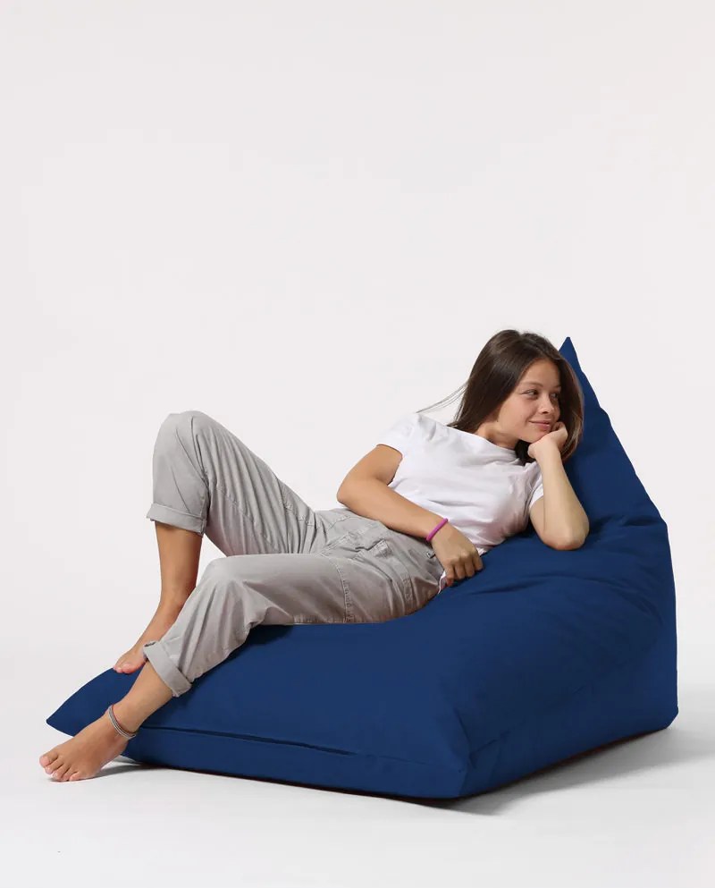 Градински пуф Pyramid Big Bed Pouf, цвят Тъмно син
