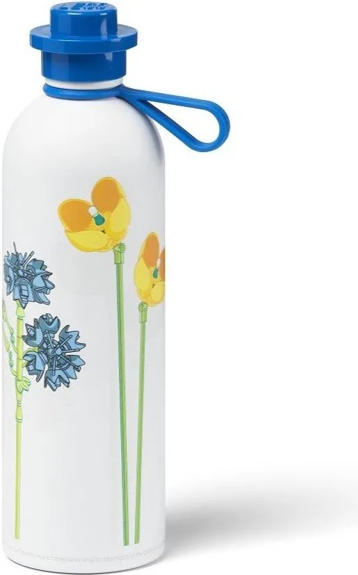 Бял/син детски термос 560 ml Meadow Flowers – LEGO®
