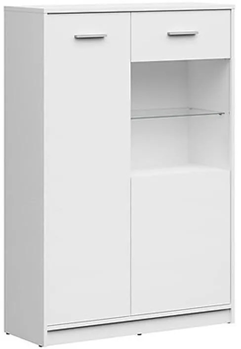 Витрина Nepo REG1D1W/90 / бяло