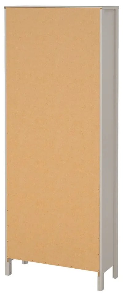 Сиво-бежова витрина 78x199x33 cm Madrid – Tvilum