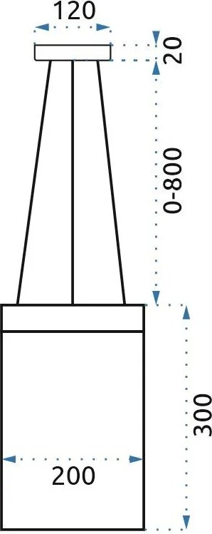 Лампа LED APP889-CP CHAIN
